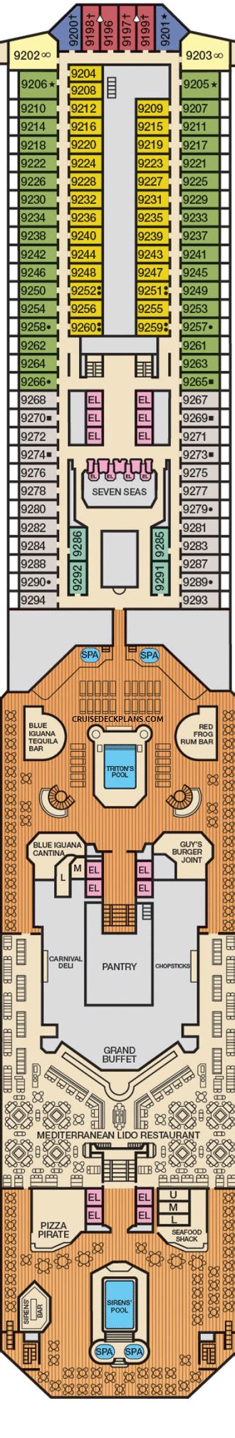 carnival victory deck plans|carnival victory promenade deck.